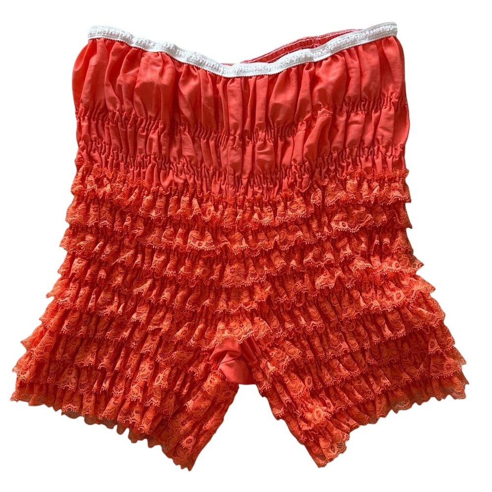 Sam's Vintage 502 Tiered Ruffle Lace Square Dance Bloomers Pettipants Medium